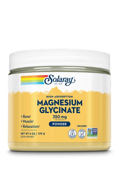 Magnesium Glycinate Powder – Solaray