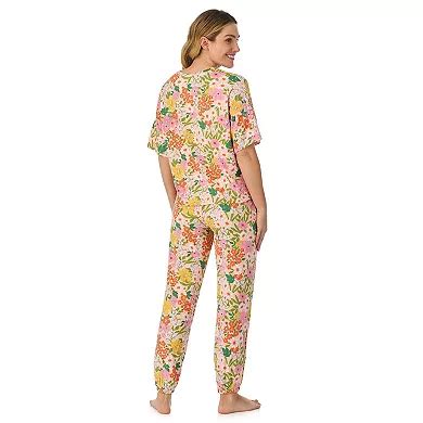 Women's Cuddl Duds® Pajama Cozy Bell Sleeve Top & Pajama Jogger Pants Set