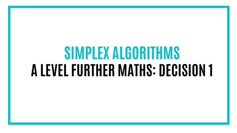 Simplex algorithm Mathematics 的图像结果