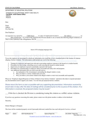 Fillable Online AB 2774 Form - Cal-OSHA Reporter Fax Email Print ...