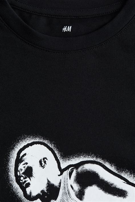 Black/basketball player Long-Sleeved T-Shirt for kids | H&M CA