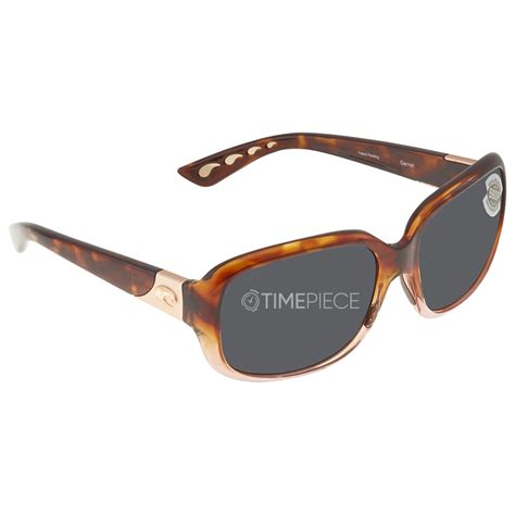 Costa Del Mar Gannet Gray 580P Oval Ladies Sunglasses - GNT 120 OGP