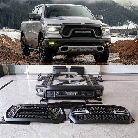 Car Accessories Wholesale Price Front Grill Superior Front Bumper Set For Dodge Ram 1500 2019 ...