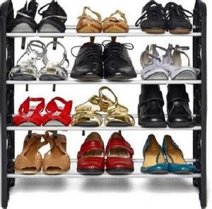 PEDALUP 4 Tire Racks With PVC Piper Plastic Sliper Rack Plastic Shoe ...