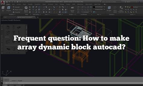 Image result for Dynamic Block Array AutoCAD