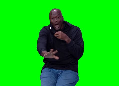 Michael Jordan "NO! NO! NO!" meme - NBA (Green Screen) | CreatorSet