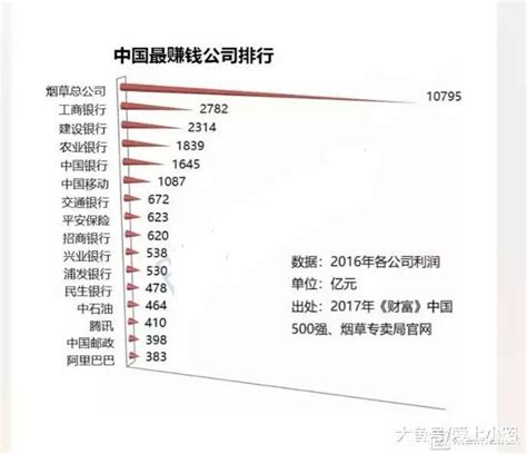 中国最赚钱的公司是什么公司?