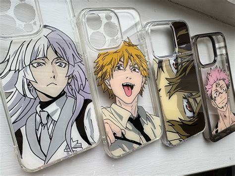 Hand Painted Custom Anime Phone Case - Etsy UK