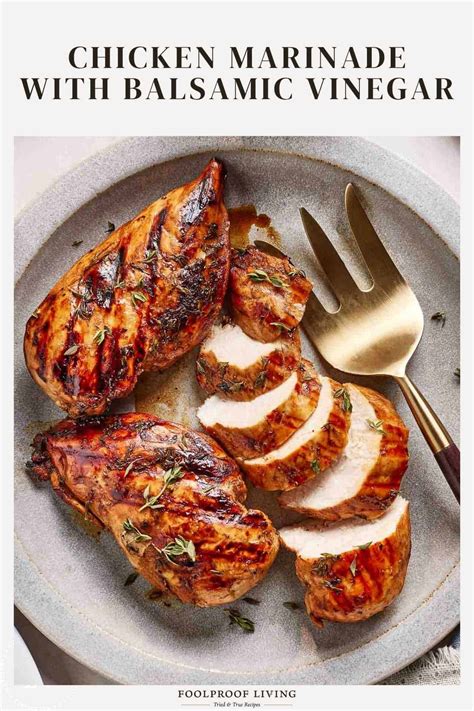 Balsamic Chicken Marinade Recipe (For Grill, Oven or Stovetop)