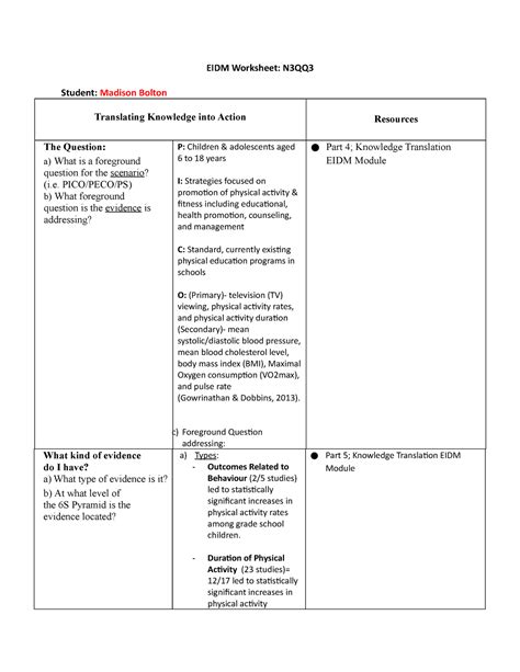Image result for ID'd Activities Worksheet for Program
