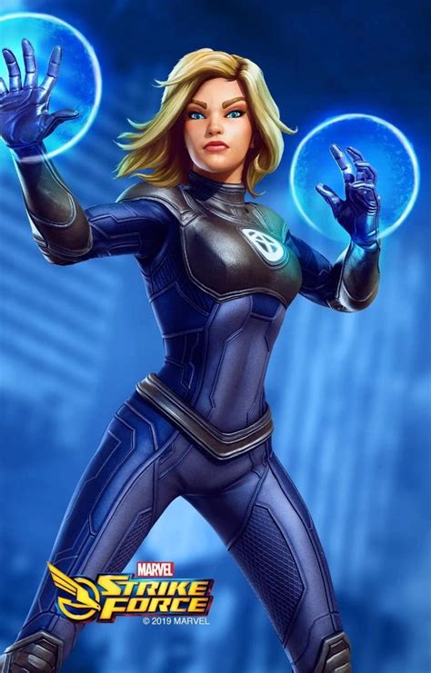 Sue Storm was one of many heroes that joined S.T.R.I.K.E. to oppose the ...