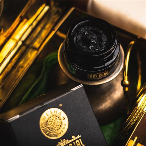 Tear Free Baby Kajal 100% Natural and Ayurvedic - 6G in Glass Jar ...