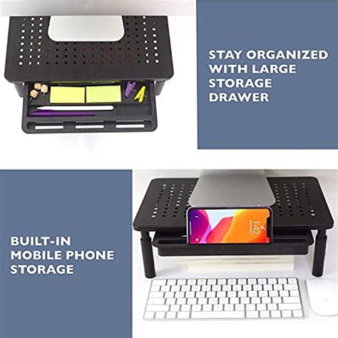 Buy Proffisy Laptop Monitor Stand Computer Riser 3 Height Adjustable ...