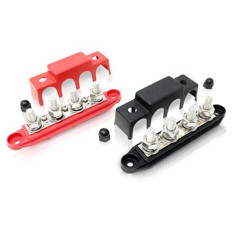 4 Post Power Distribution Block Bus Bar Pair (3/8) : Amazon.in: Car ...