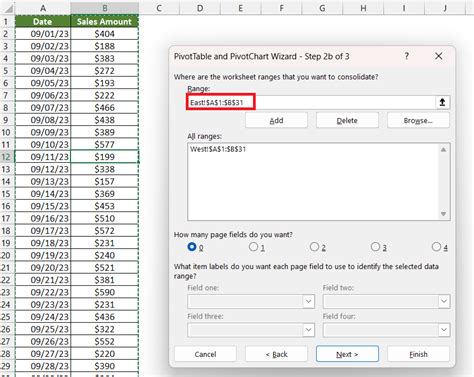 PivotTable Multiple Columns 的图像结果