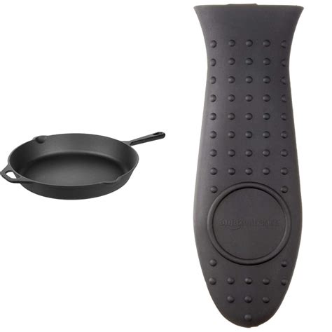 Buy AmazonBasics Pre-Seasoned Cast Iron Skillet Pan for Commercial Use ...