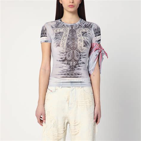 Diesel T-shirt with bandana sleeve | TheDoubleF