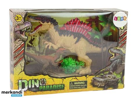 Large Dinosaur Park Set Jurassic Compsognathus Spinosaurus Skeleton ...