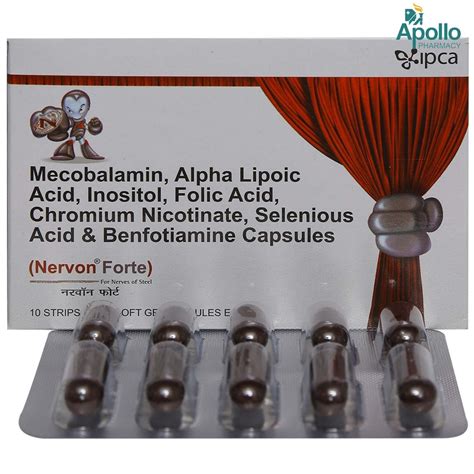 Nervon Forte Capsule 10's Price, Uses, Side Effects, Composition ...