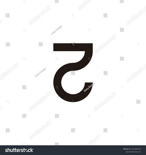 Number 2 Upside Down Geometric Symbol Stock Vector (Royalty Free ...