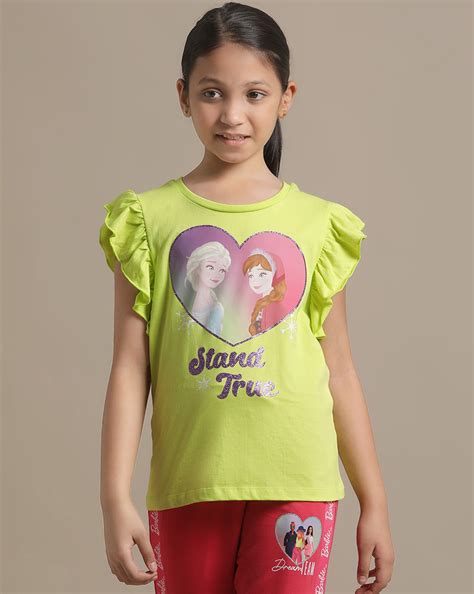 Frozen Regular Fit Tshirt For Girls – Kidsville