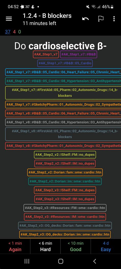 Ankidroid deck filled with tags. Can't see answers now. How do i remove ...