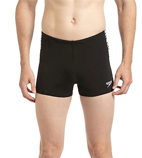 Buy Speedo Boomstar Splice Aquashort Black-White Swimwear Online ...