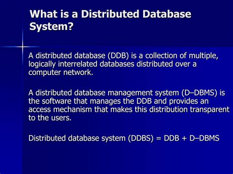 Image result for Define Distributed Database