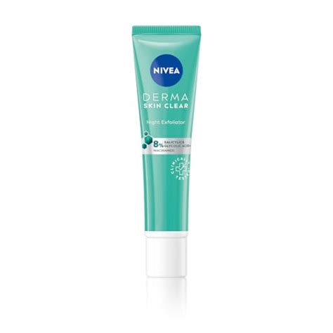 NIVEA Derma Skin Clear Exfoliator 8% Salicylic, Glycolic Acid ...