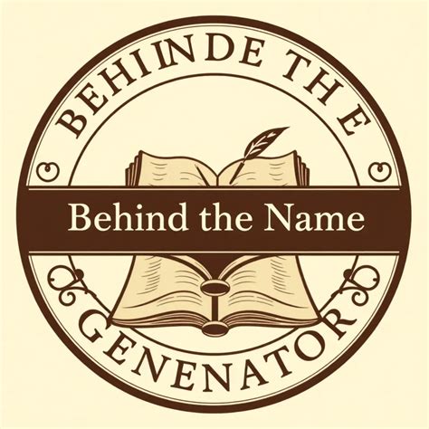 Behind the Name Generator - Discover the Meaning and Origins of Names ...