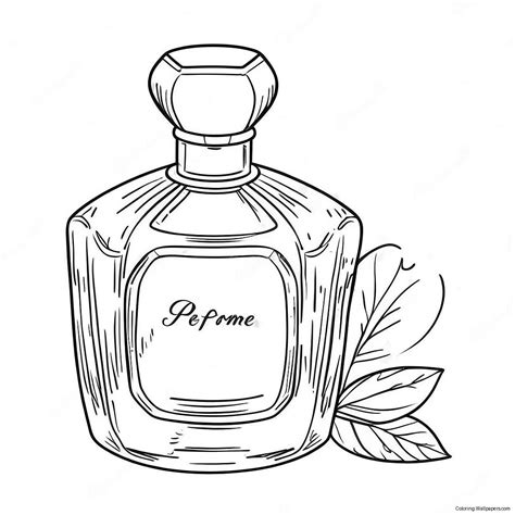 Perfume Bottle Coloring Page (50083-39614)