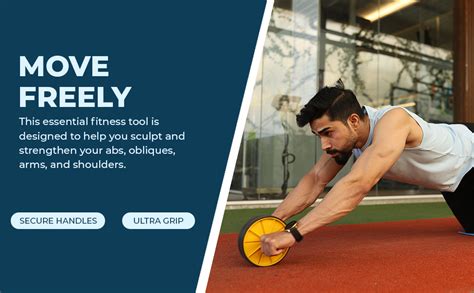 Bodyband Abs Roller for Men & Women Stomach Abs Roller Wheel for Home ...