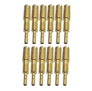 12x Pilot Jets Slow Jet 10-37.5 Fits for Mikuni Carb VM28 /486 US ...