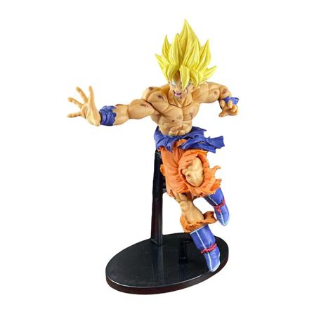 Buy Trunkin DBZ Son Goku Super Saiyan Attacking Mode 23 Cm Action ...