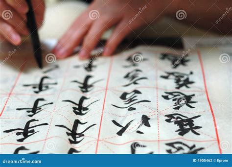 Chinese Calligraphy Stock Photography - Image: 4905462