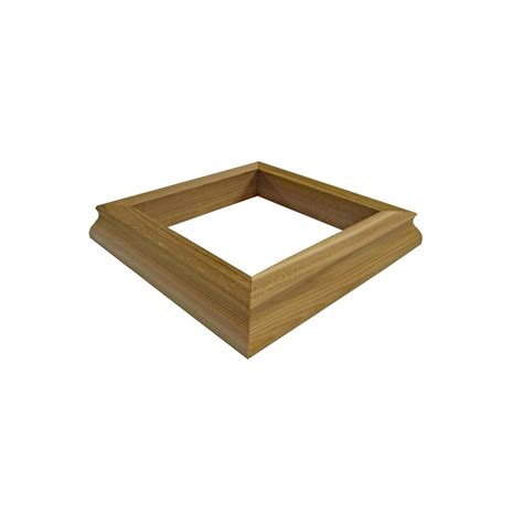 4 in. x 4 in. x 34 in. Tall Cedar Post Base Trim India | Ubuy