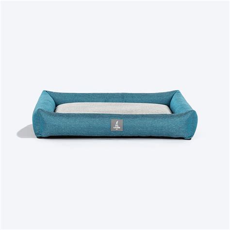 TLC Nesting Nook Teal Blue Bed For Dog – Heads Up For Tails