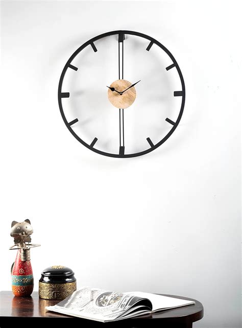 Buy vedas Siddhi Metal Wall Clock (Multicolour, 18 Inch) Online at Low ...