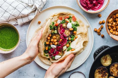 Sabich - israelisches Frühstücks-Sandwich · Eat this! Vegane Rezepte