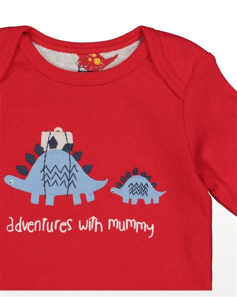 Buy Boys Full Sleeves Dinosaur Patch Pyjamas - Pack Of 2 - Multicolor ...