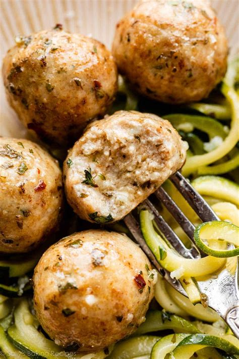 Easy Baked Chicken Meatballs (Easy) - Sally's Baking