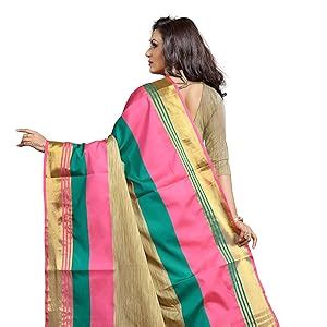 Ruchika Fashion Women's Art Silk Saree with Blouse Piece Saree ...