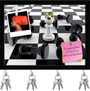 Artzfolio White Pawn With Golden Crown Defeating Enemy Pinboard & Key ...