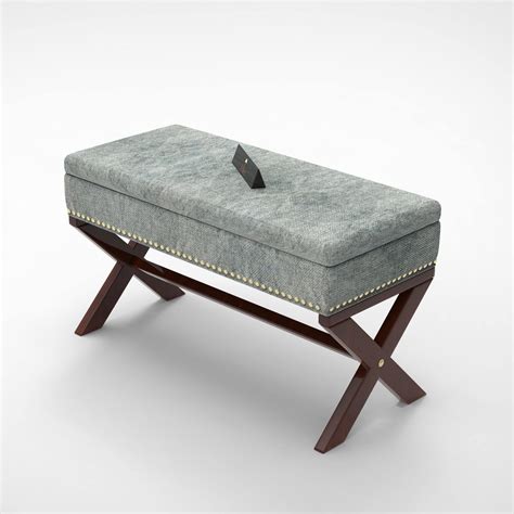 Buy Rectangle Bench Storage in Ottoman Style, for Entryway or Living ...