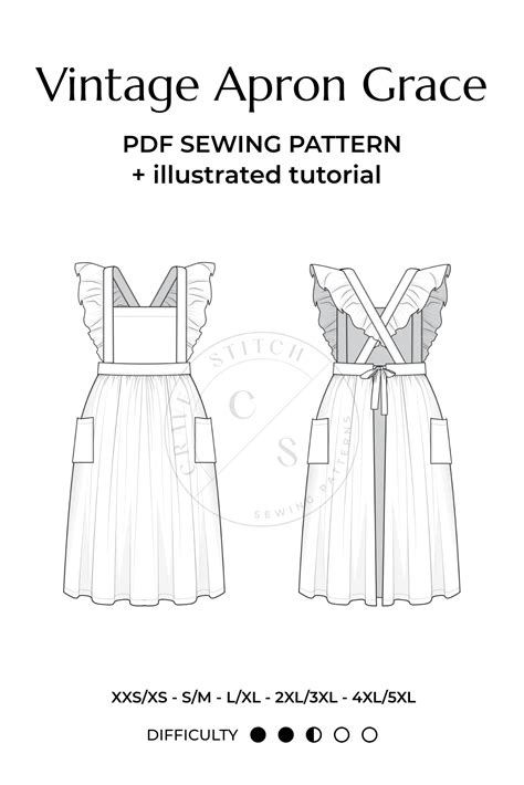 Image result for Free Pinafore Apron Pattern