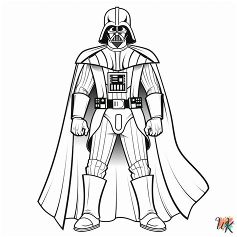 Darth Vader Coloring Pages Wars Star Lego Printable Print Drawing Head ...