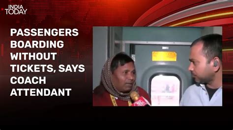 Trains overcrowded, going unchecked, claims coach attendant