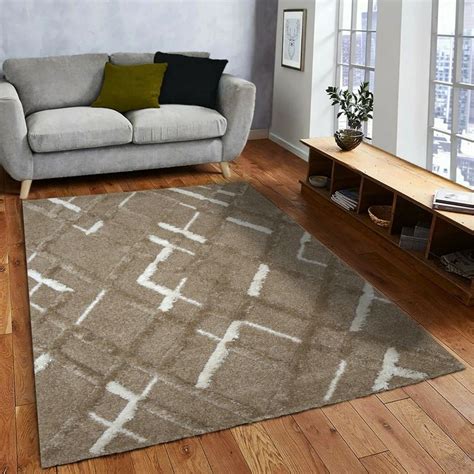 Buy OBSESSIONS Machine Made Anti- Static Carpet, Brown Online