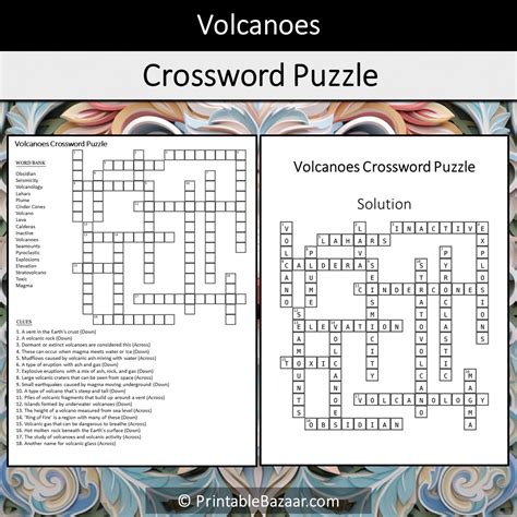 Sicilian Volcano Crossword