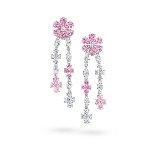 Forget-Me-Not Pink Sapphire and Diamond Lariat Necklace | Harry Winston